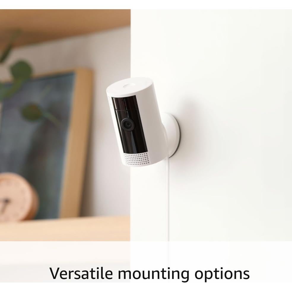 Ring Indoor Cam (newest model) — Home or business security in 1080p HD video, Black