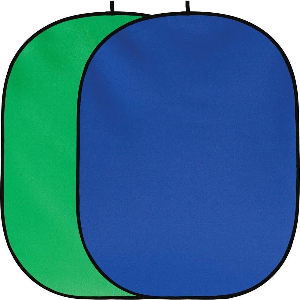 Fondo Plegable ProMaster 2153 Verde/Azul 183x213 cm Doble Cara