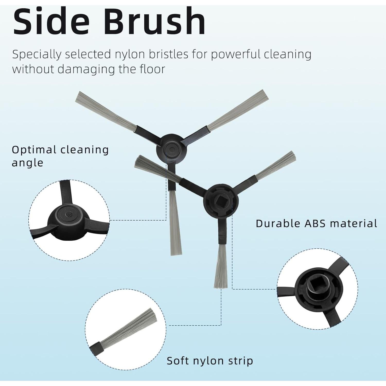 Accesorios para Aspirador Robot WYZE WVCR200S - 2 Cepillos, 6 Filtros