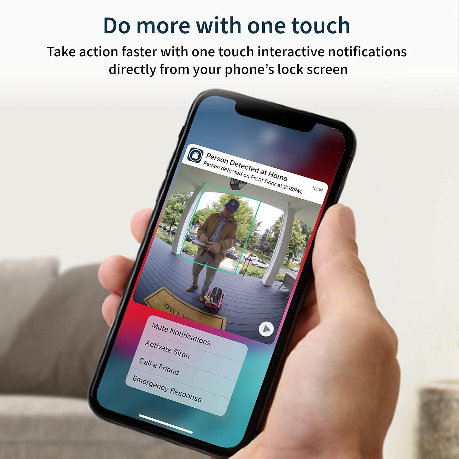 Timbre de Video Inalámbrico Arlo Esencial AVD2001B HD 180°