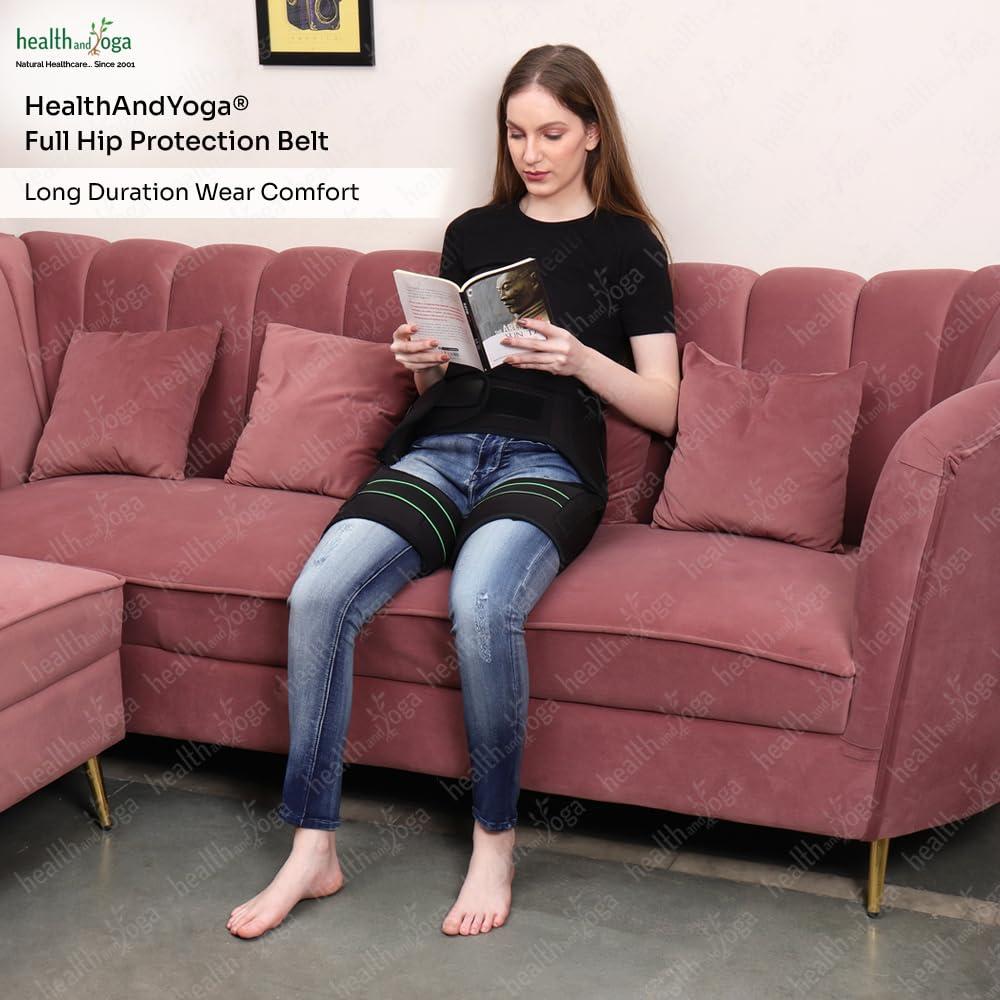 Cinturón de Protección de Cadera HealthAndYoga Unisex Talla Única