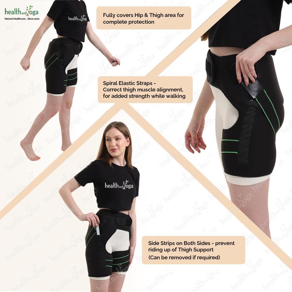 Cinturón de Protección de Cadera HealthAndYoga Unisex Talla Única