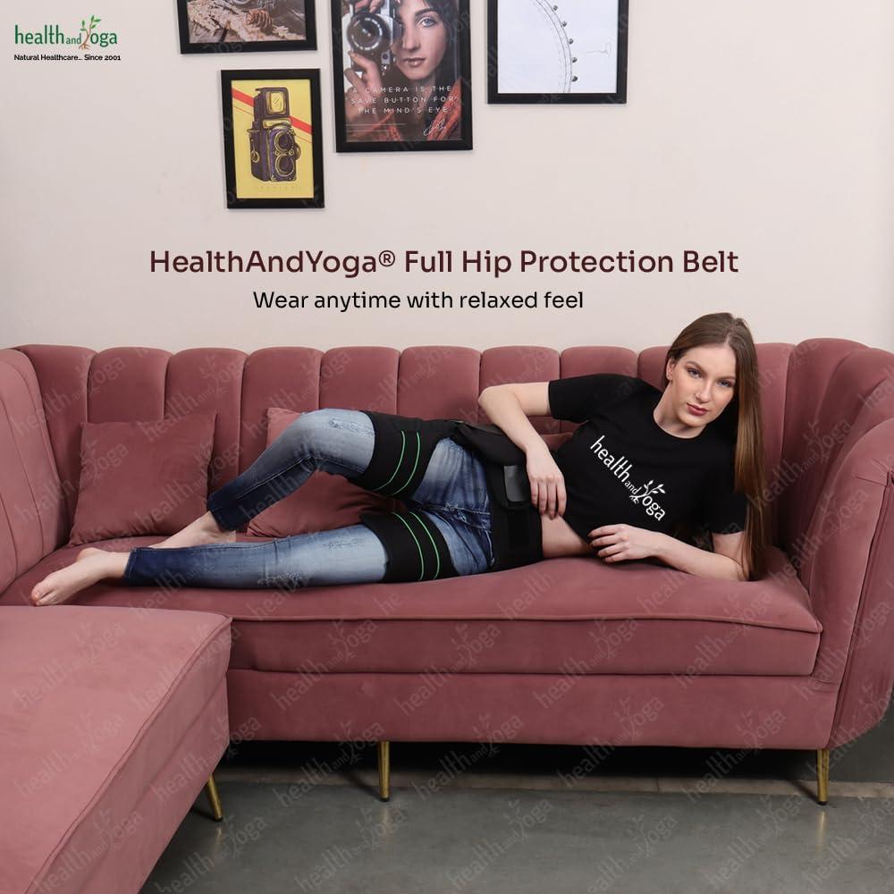 Cinturón de Protección de Cadera HealthAndYoga Unisex Talla Única