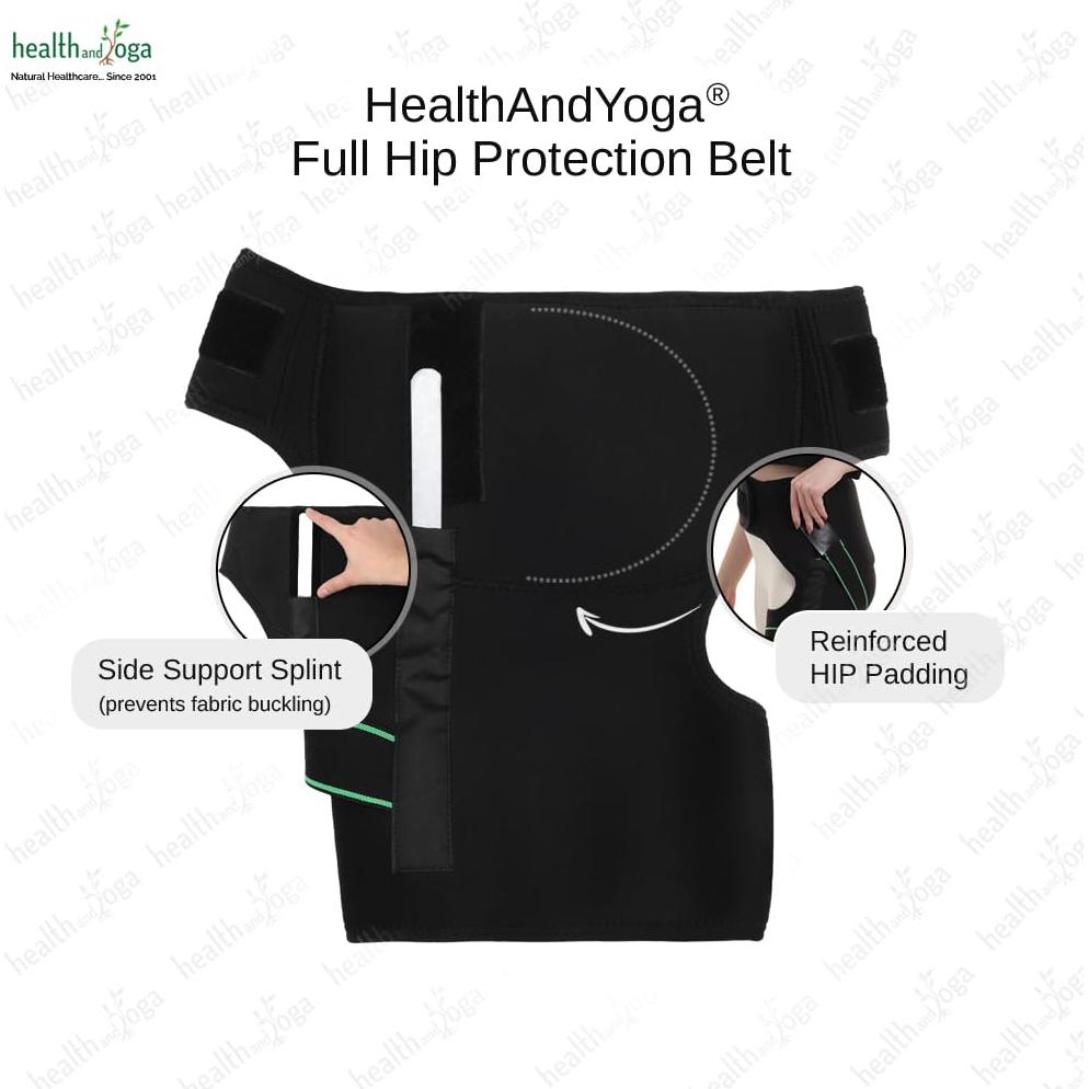 Cinturón de Protección de Cadera HealthAndYoga Unisex Talla Única