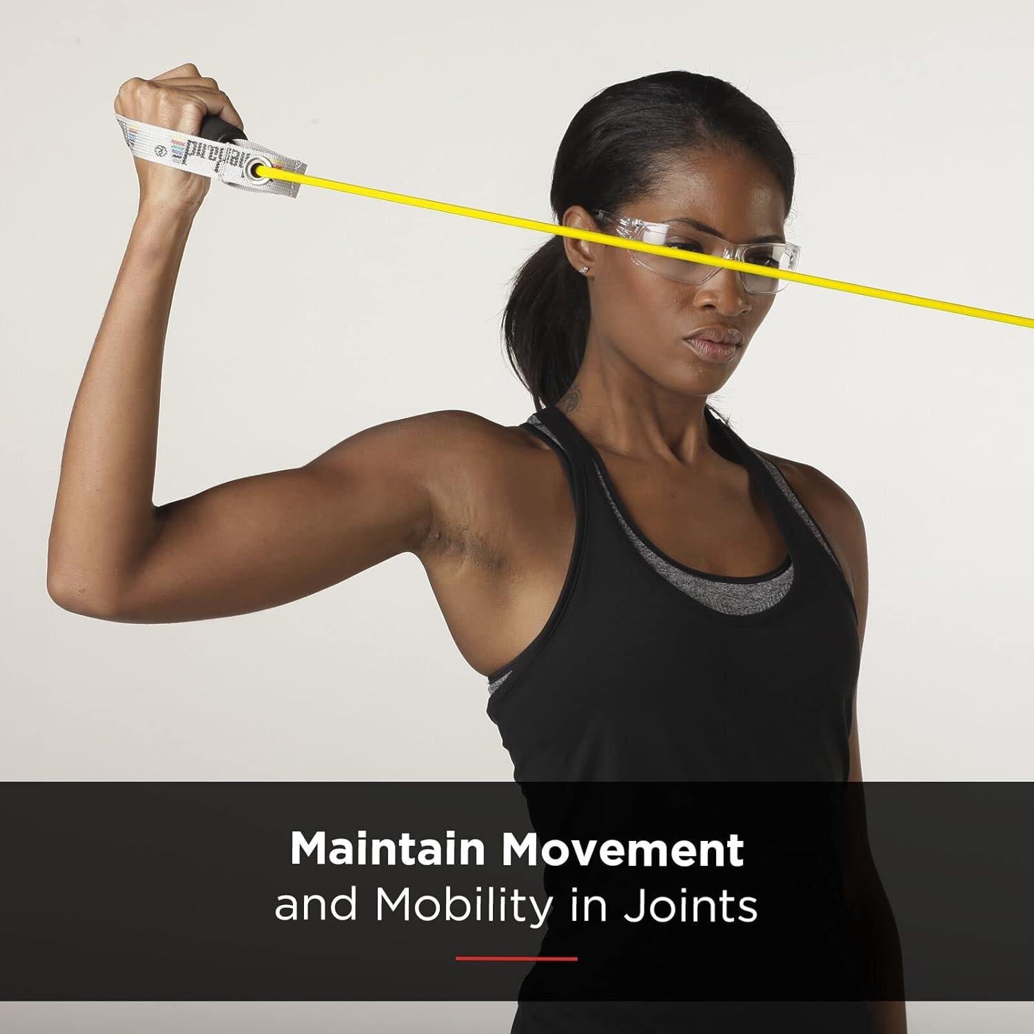 Tubo de Resistencia THERABAND Amarillo Delgado 121.92 cm Nivel 2