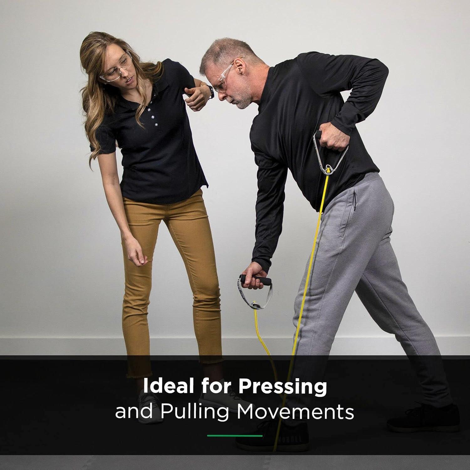 Tubo de Resistencia THERABAND Amarillo Delgado 121.92 cm Nivel 2