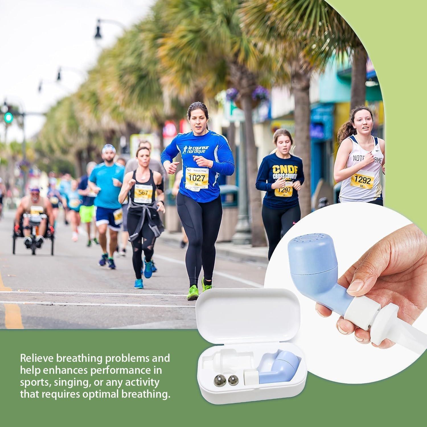 Entrenador de Respiración BOKANG con Válvula Flutter y 3 Bolas