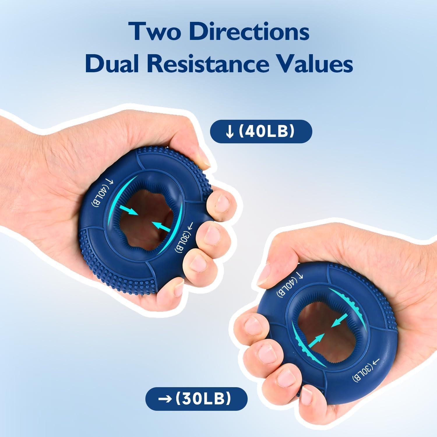 Kit de Fortalecimiento de Mano FitBeast 9 Piezas Resistencia