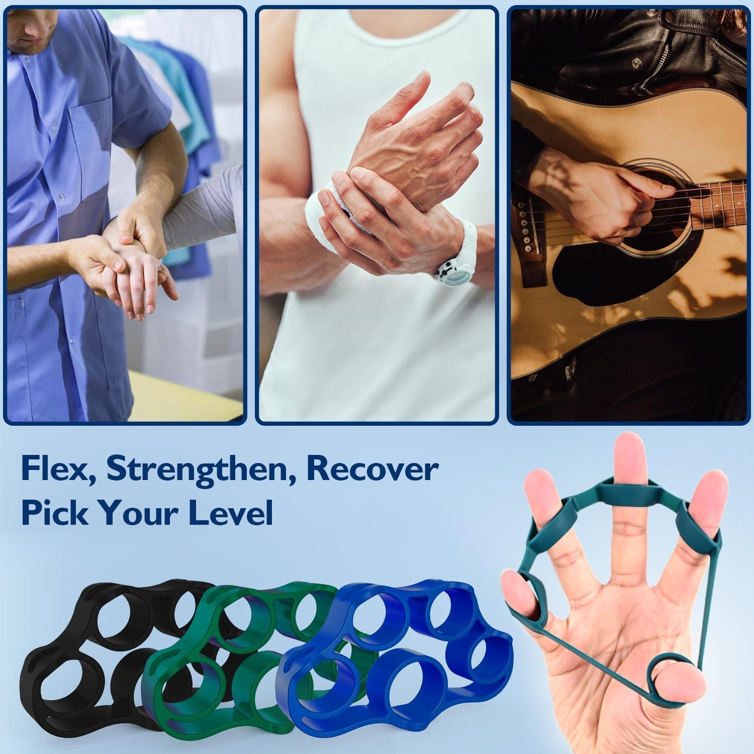 Kit de Fortalecimiento de Mano FitBeast 9 Piezas Resistencia