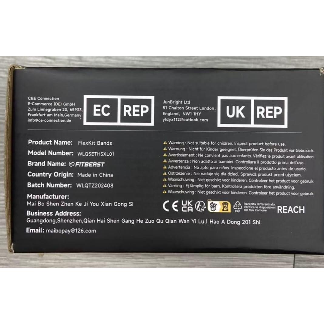 Kit de Fortalecimiento de Mano FitBeast 9 Piezas Resistencia