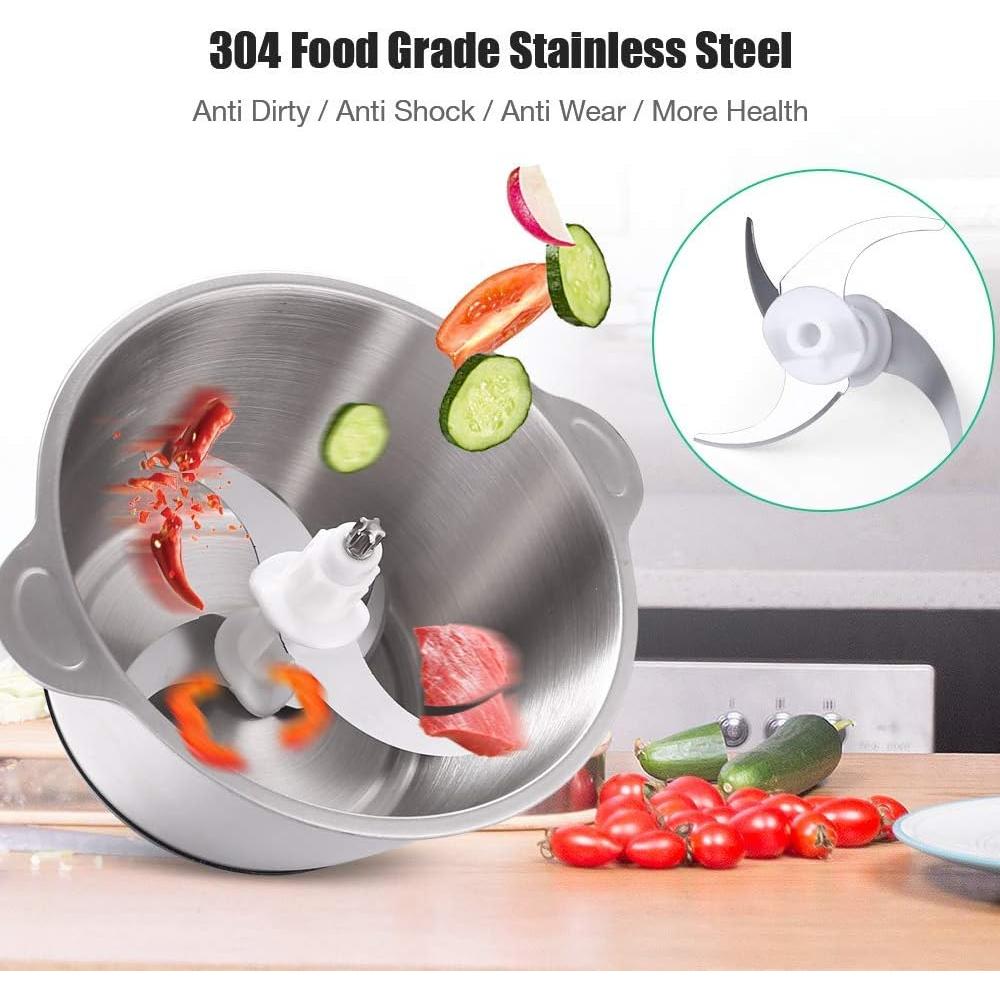 Picadora de Carne Eléctrica Homeasy 2L Acero Inoxidable 350W