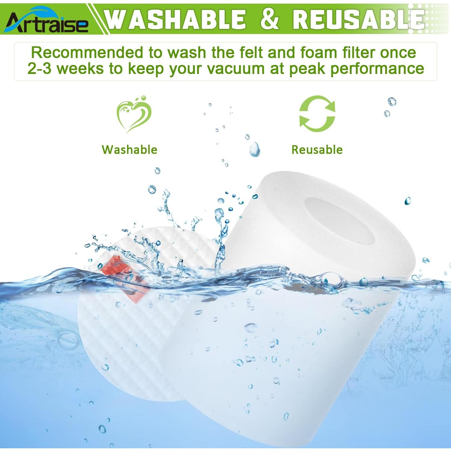 Filtro Reemplazo Artraise para Aspiradora Robot Shark IQ 4P