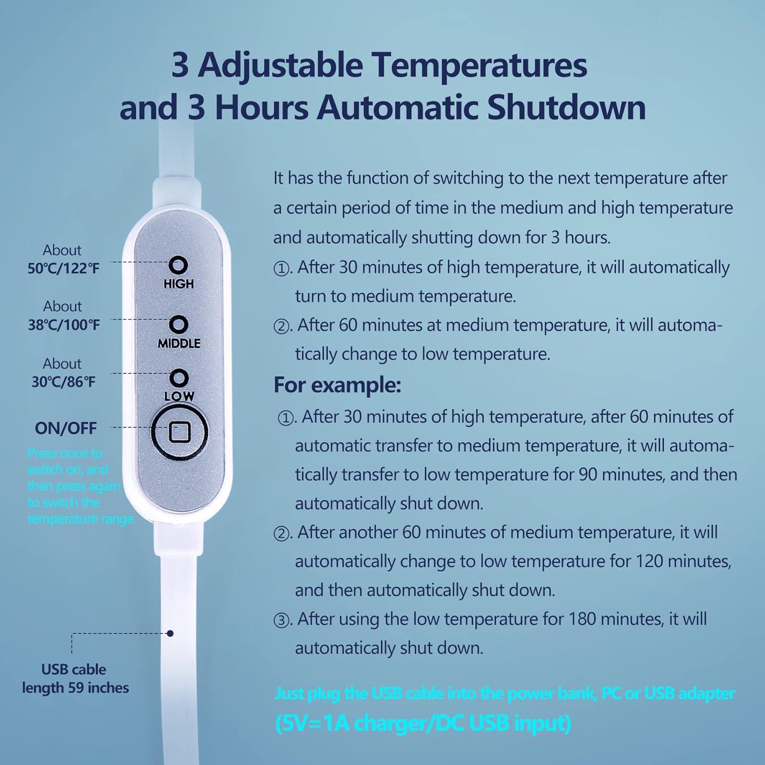 Almohada cervical calefaccionada Cozyhealth - Espuma viscoelástica