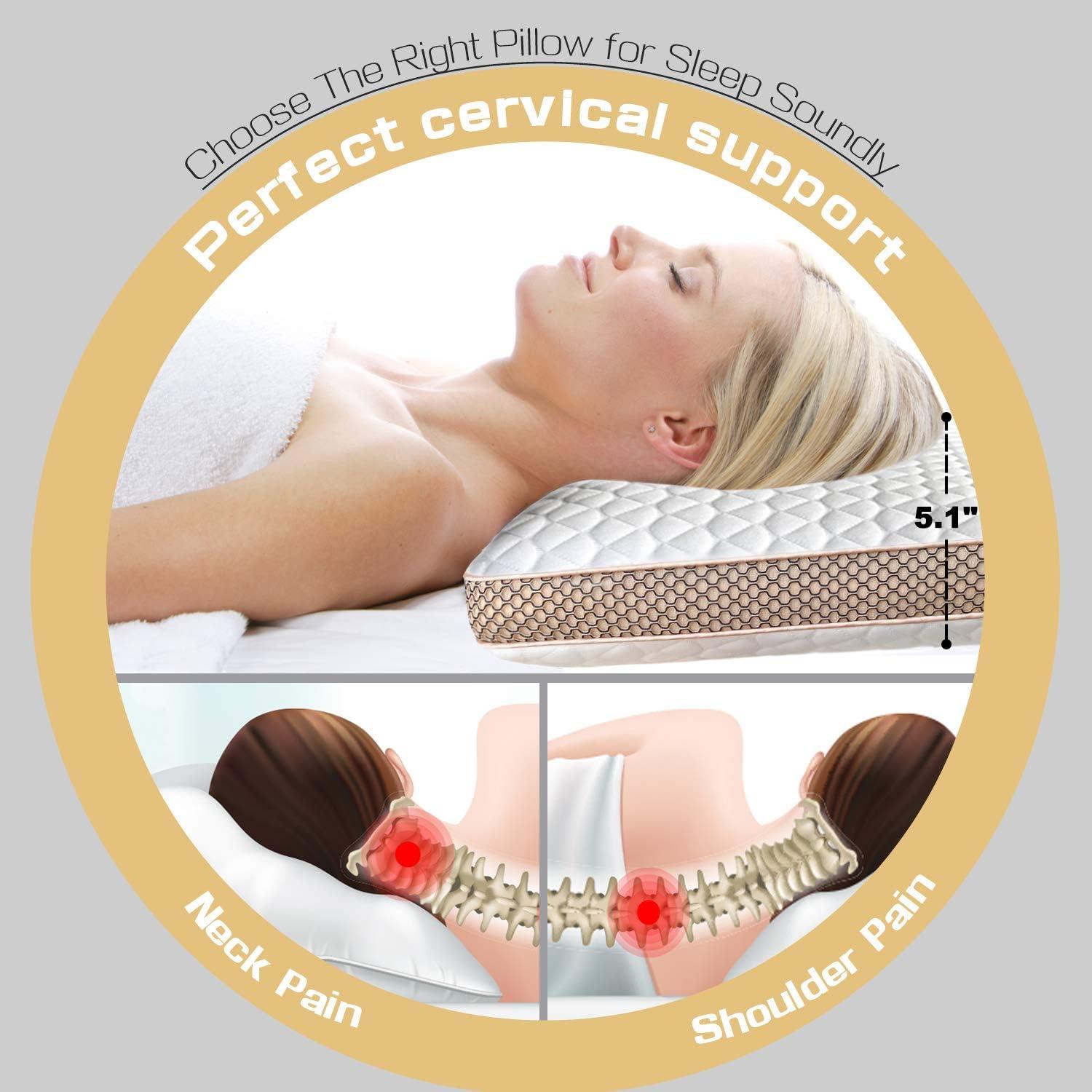 Almohada de Espuma Viscoelástica Sofslee Estándar 60x40 cm