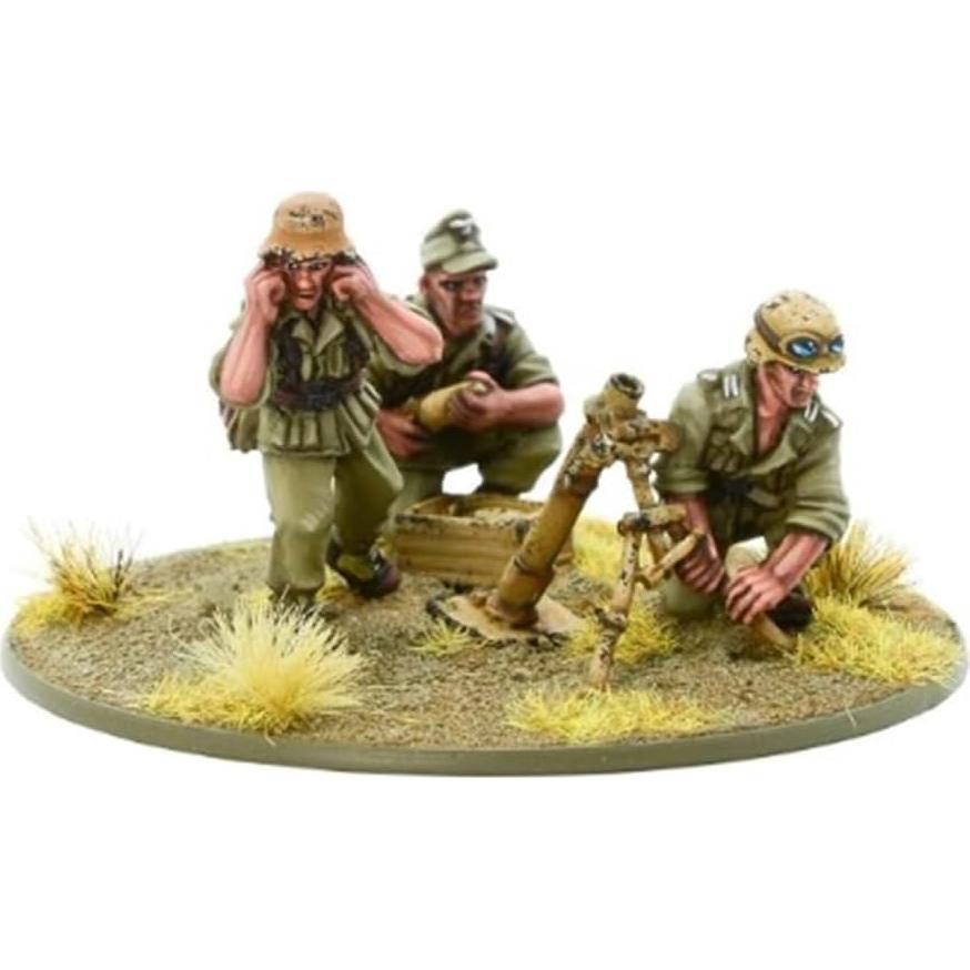 Paquete de Miniaturas Warlord Afrika Korps 1:56 - 36 Figuras Pintables