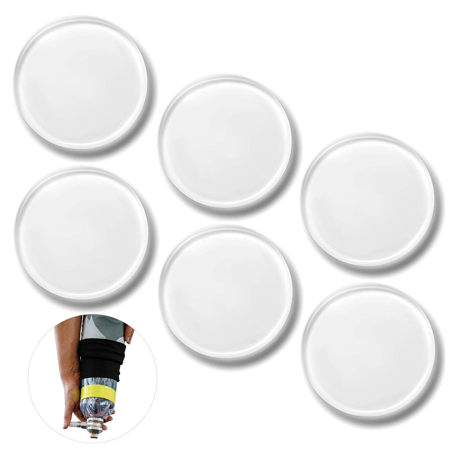 Parches de Forro Protésico Geiserailie 6 Pcs 6.35 cm Gel