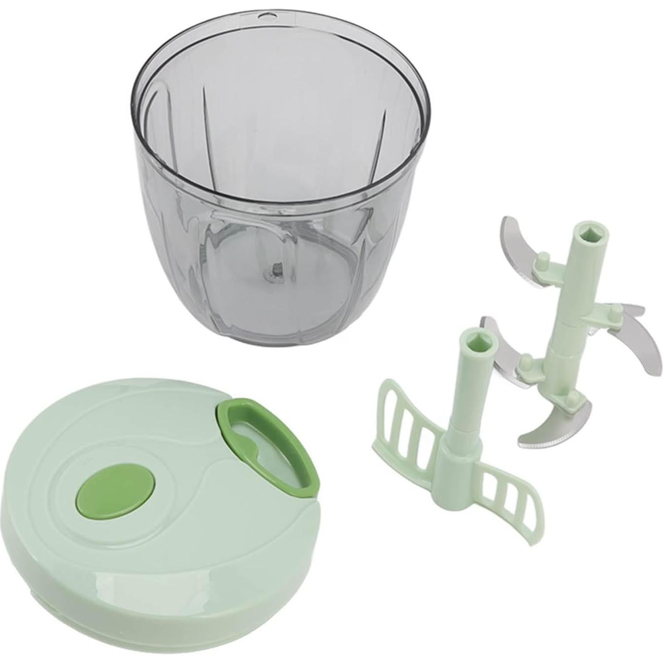 Picador de Alimentos Manual Miskall Verde 360g Multifuncional