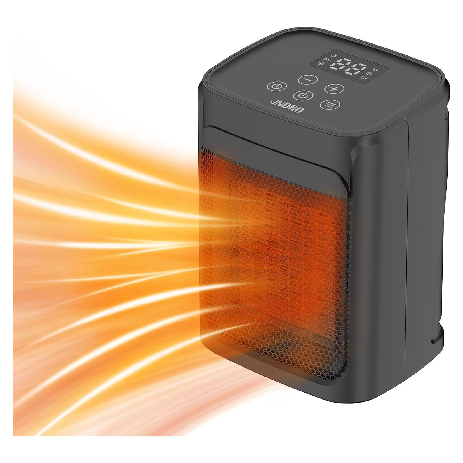 Calentador Cerámico Portátil JNDRO 1500W/700W Silencioso