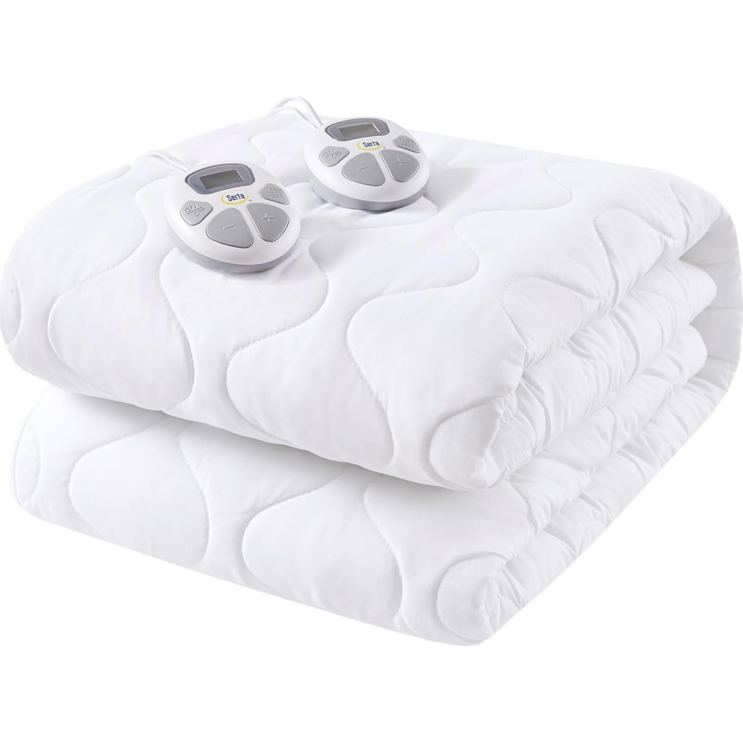 Almohadilla Térmica Serta Twin XL - 10 Niveles Calor, Lavable