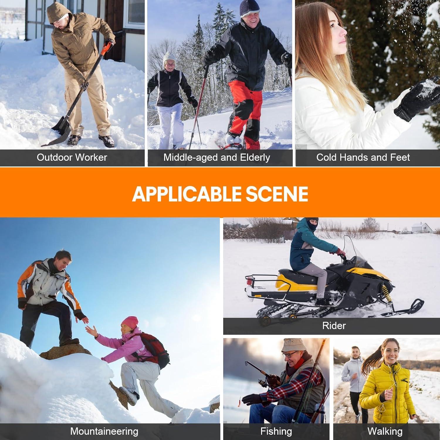 Calcetines Calentados HONGYI XY-9801C Unisex 8 Horas