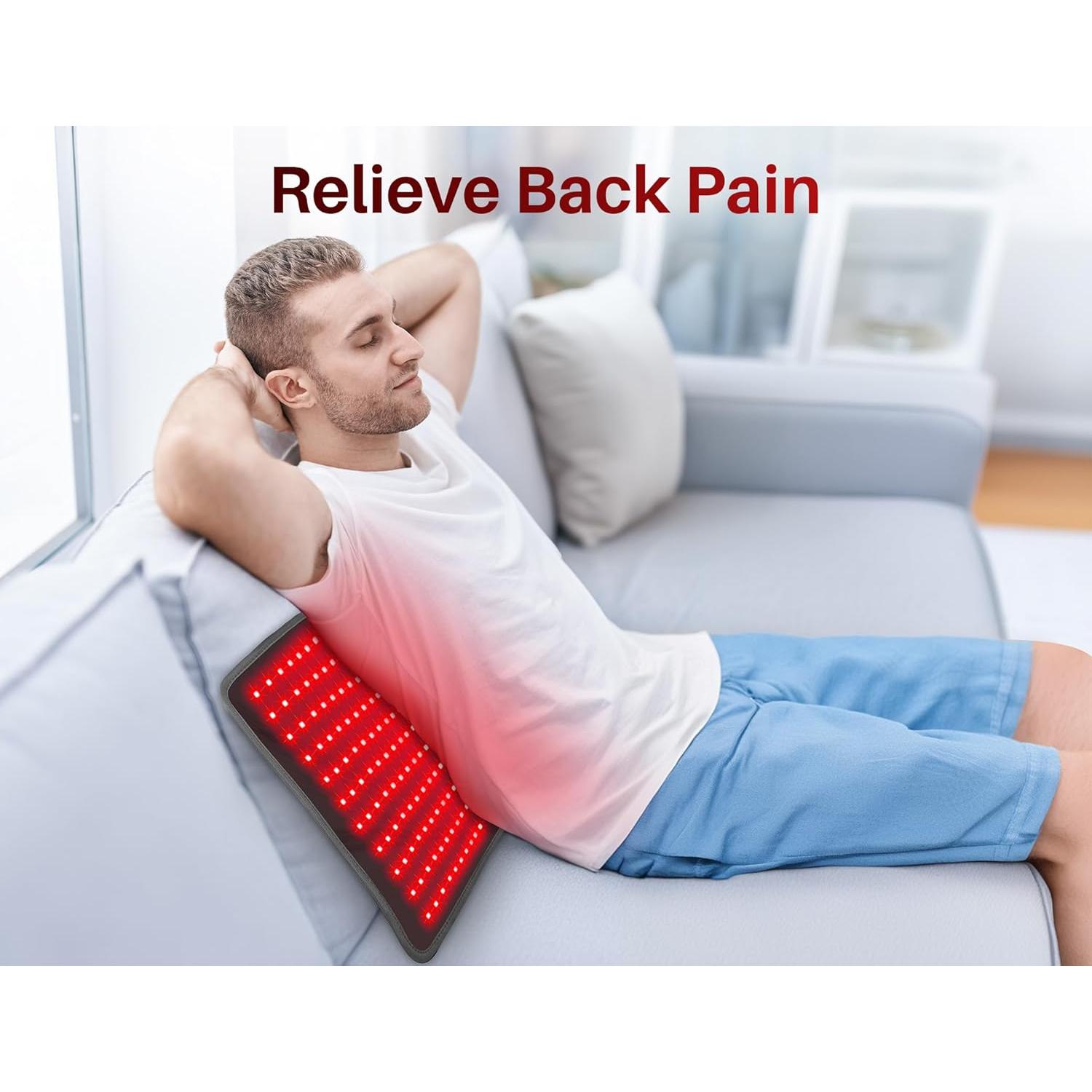 Almohadilla Terapia Luz Roja Comfytemp 30x60 cm 4 Modos