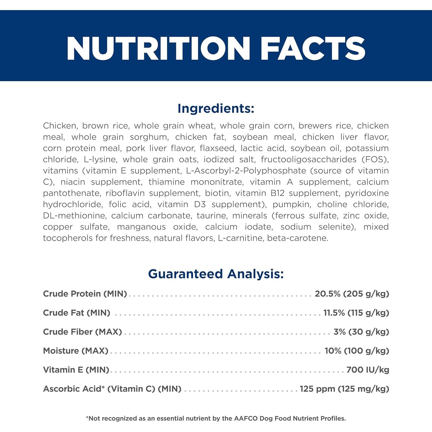 Comida Seca para Perros Hill's Science Diet 2 kg Pollo y Arroz
