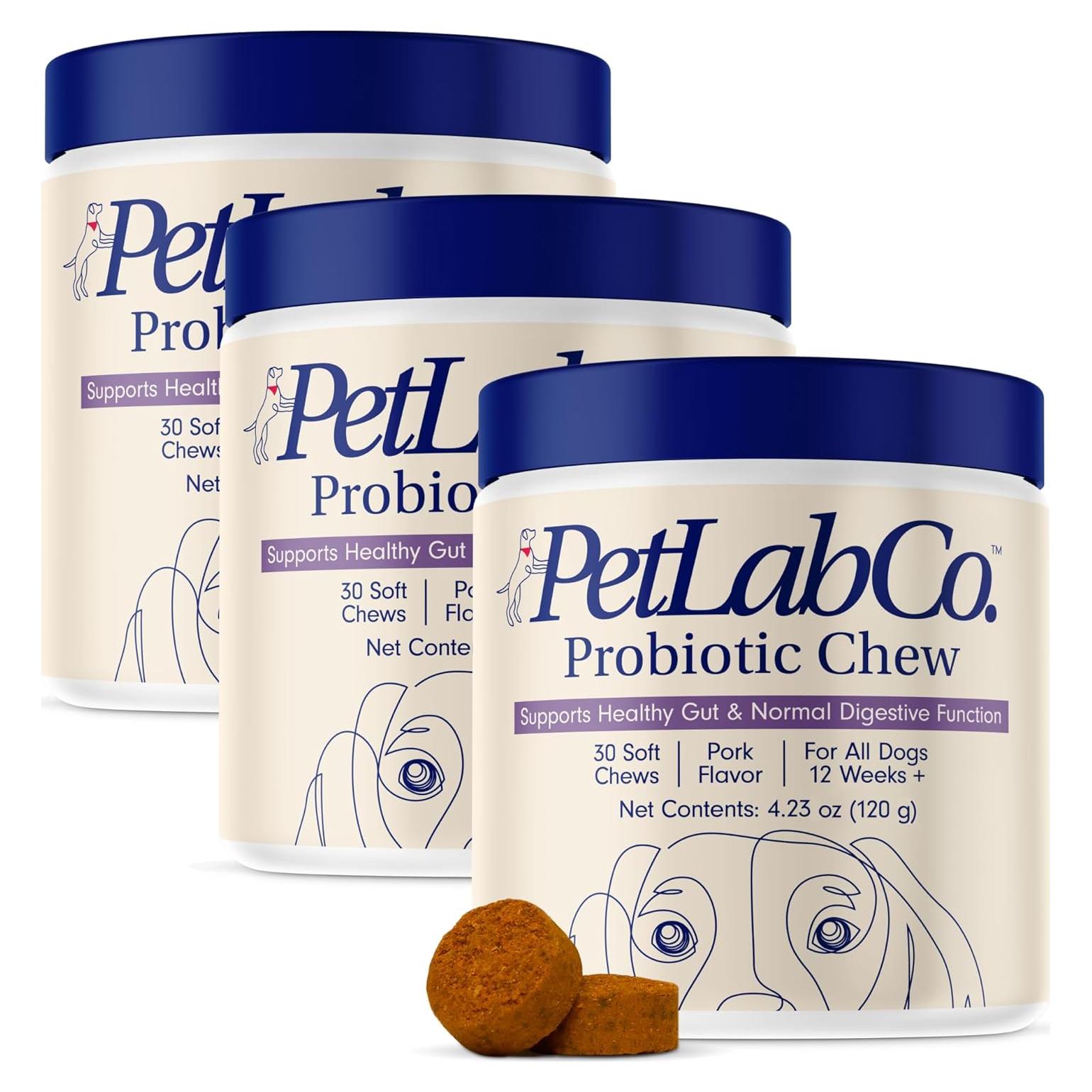 Probioticos para Perros PetLab Co. Sabor Cerdo 30 Masticables