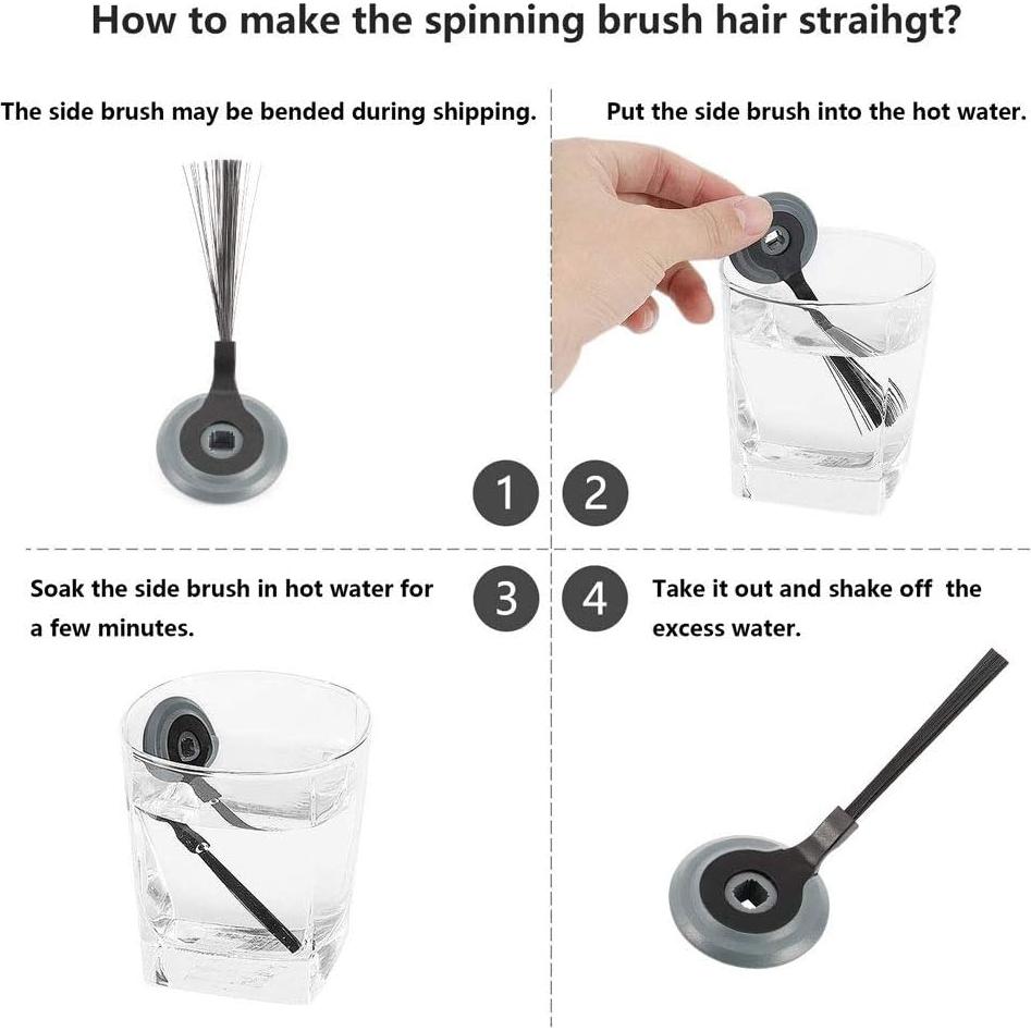 Lemige Paquete 10 Filtros y Cepillos para Aspiradora Shark