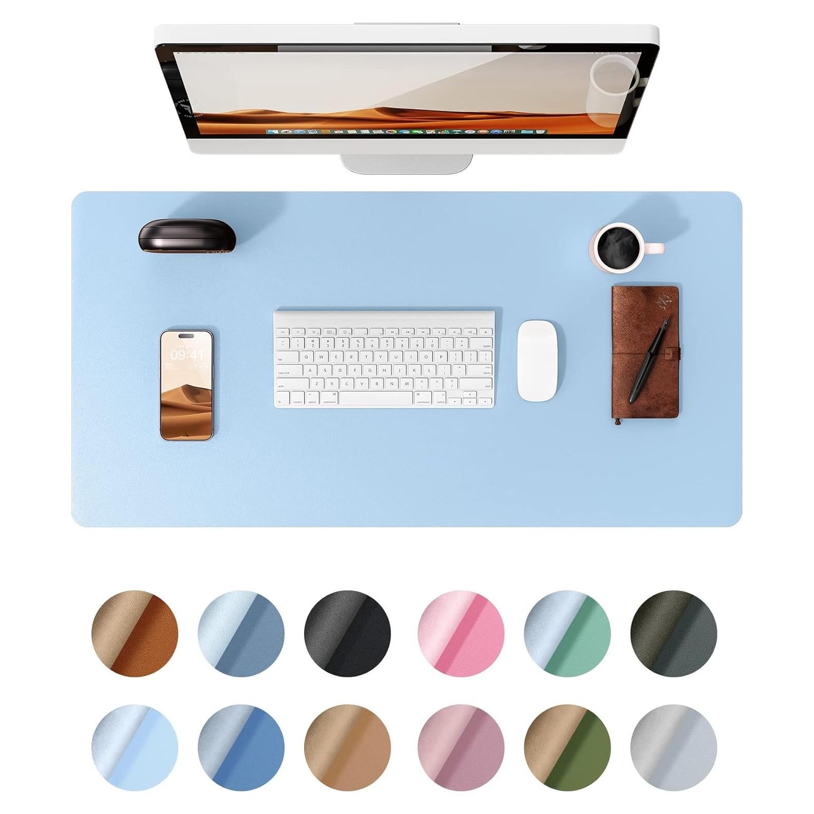 Alfombrilla de Escritorio YSAGi Azul Bebé 60x35 cm Antideslizante