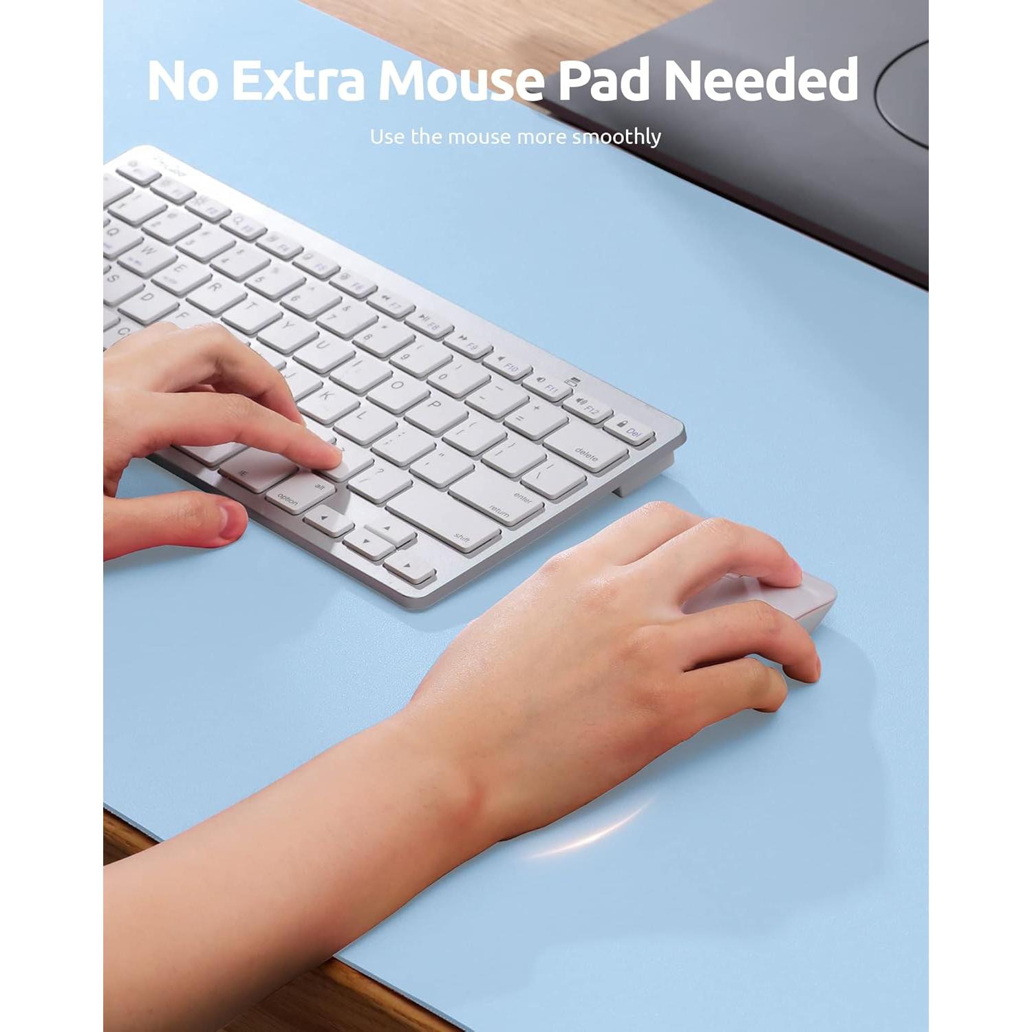 Alfombrilla de Escritorio YSAGi Azul Bebé 60x35 cm Antideslizante