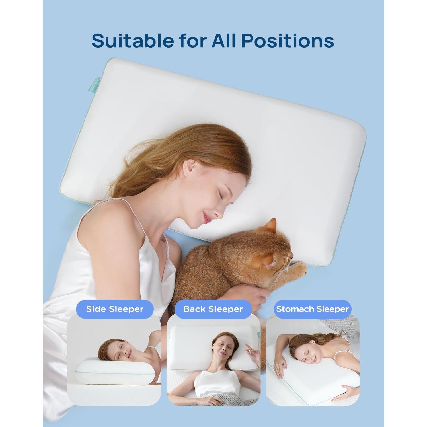 Almohada Cervical Releep RL-103 Espuma de Memoria 1.31 kg