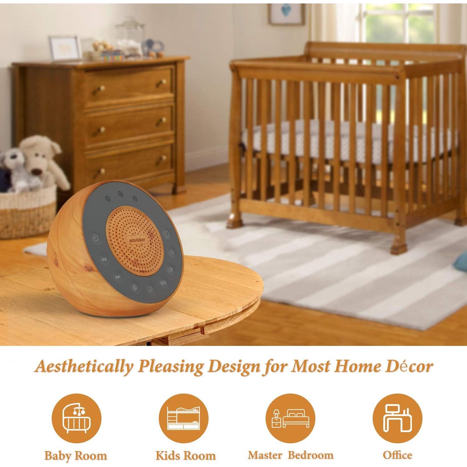 Máquina de Ruido Blanco Housbay WS50S 31 Sonidos Relajantes