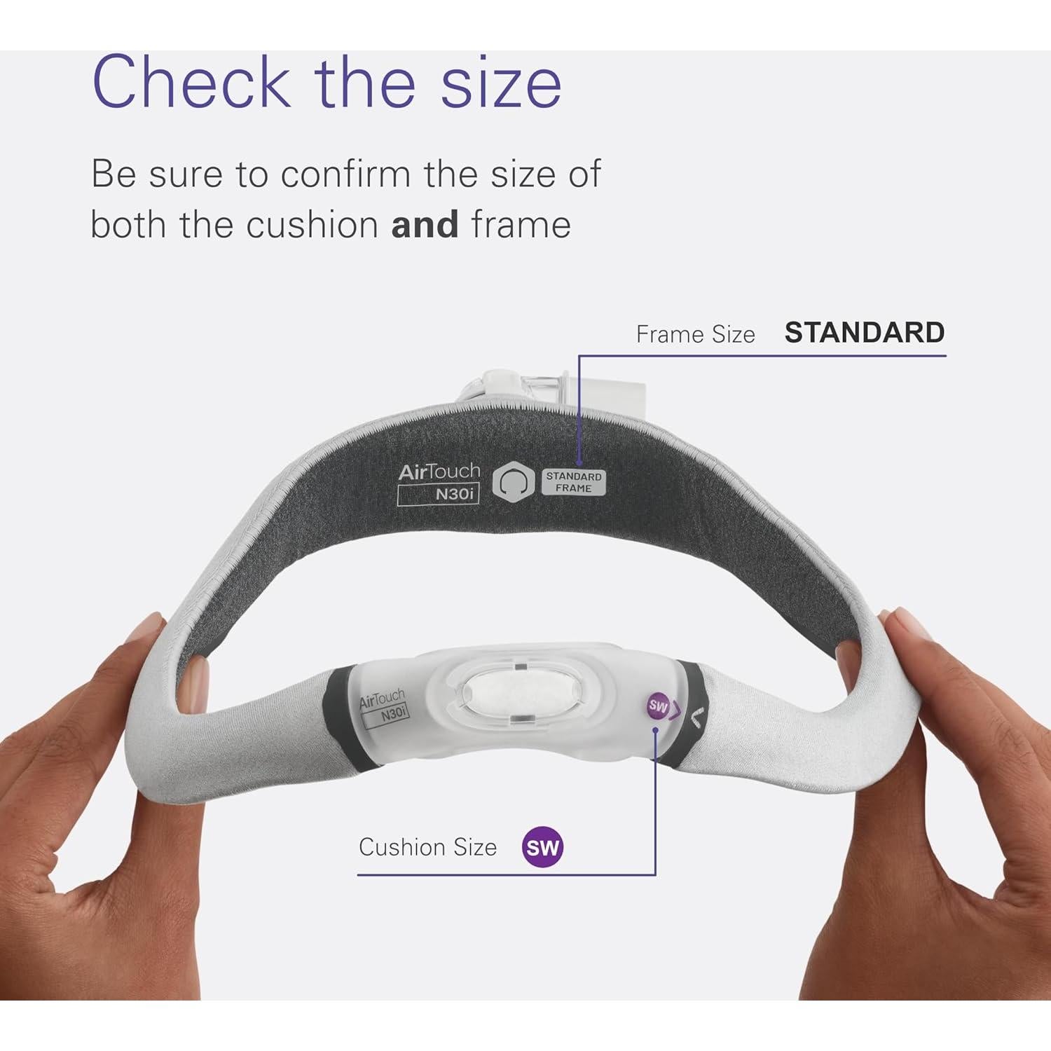 Máscara Nasal ResMed AirTouch N30i Sin Cinta - Pequeña