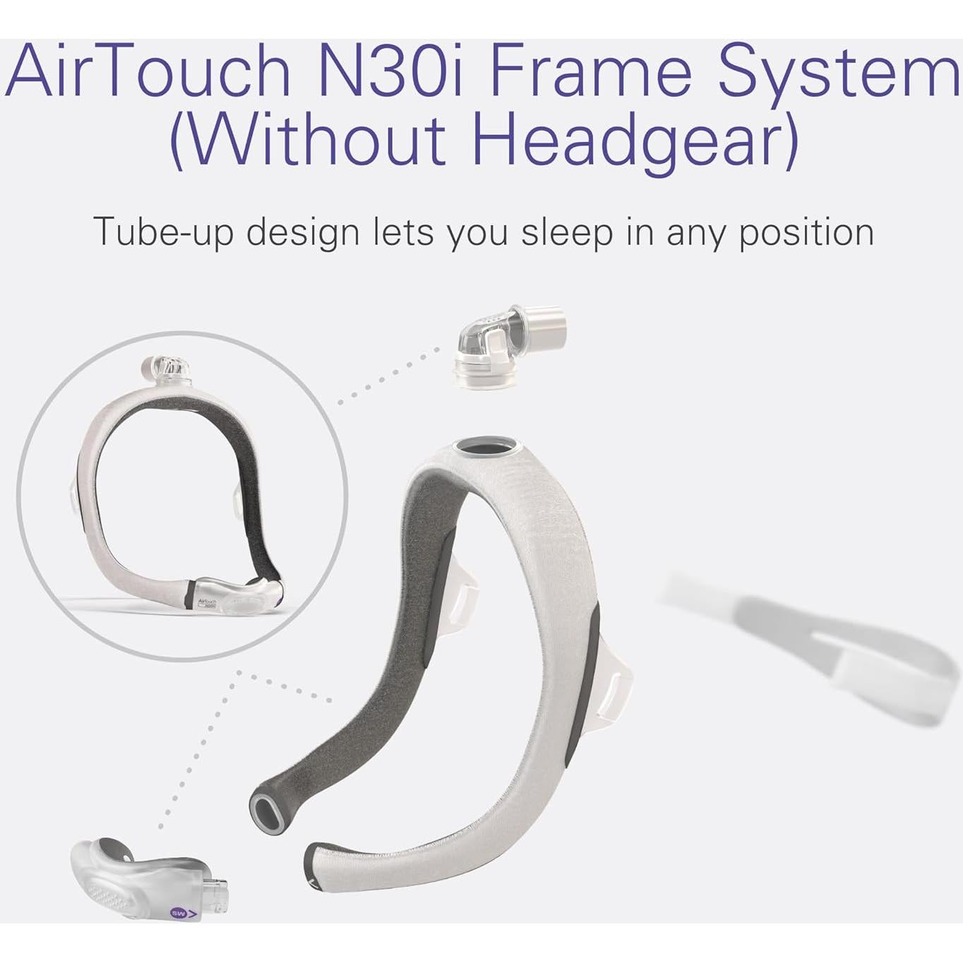 Máscara Nasal ResMed AirTouch N30i Sin Cinta - Pequeña