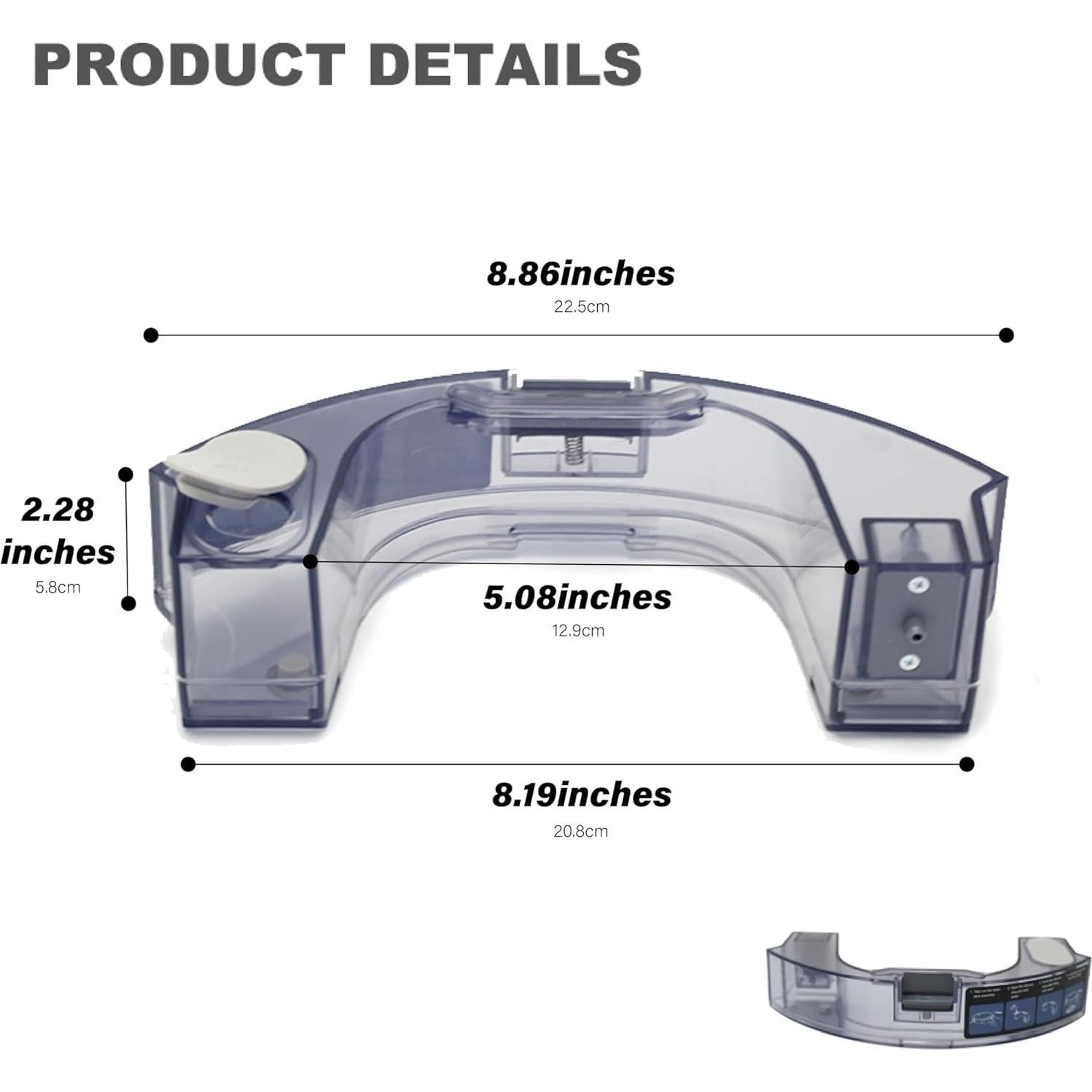 Piezas de Repuesto Usoway para Aspiradora Robot BR150/BR151