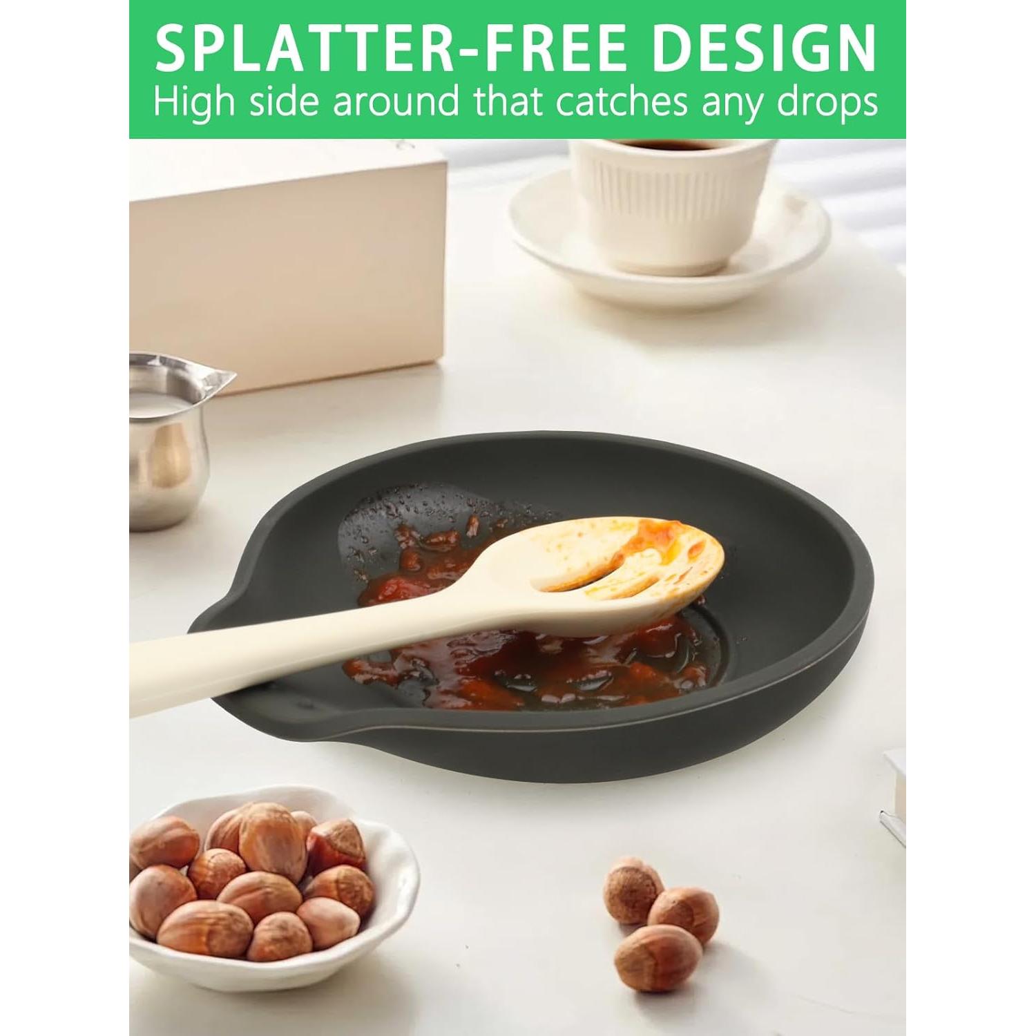 Soporte de Cuchara de Silicona LOMILD 15.5 cm Antideslizante