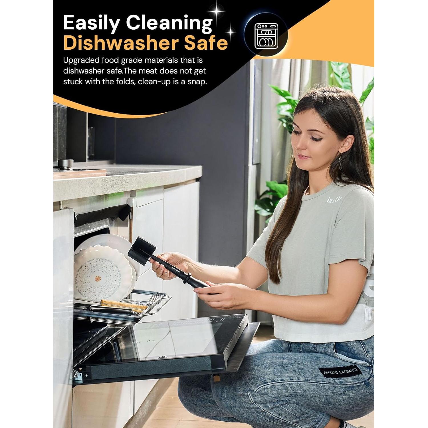 Picador de Carne CLUEAPOP - Aplastador Antiadherente 28cm