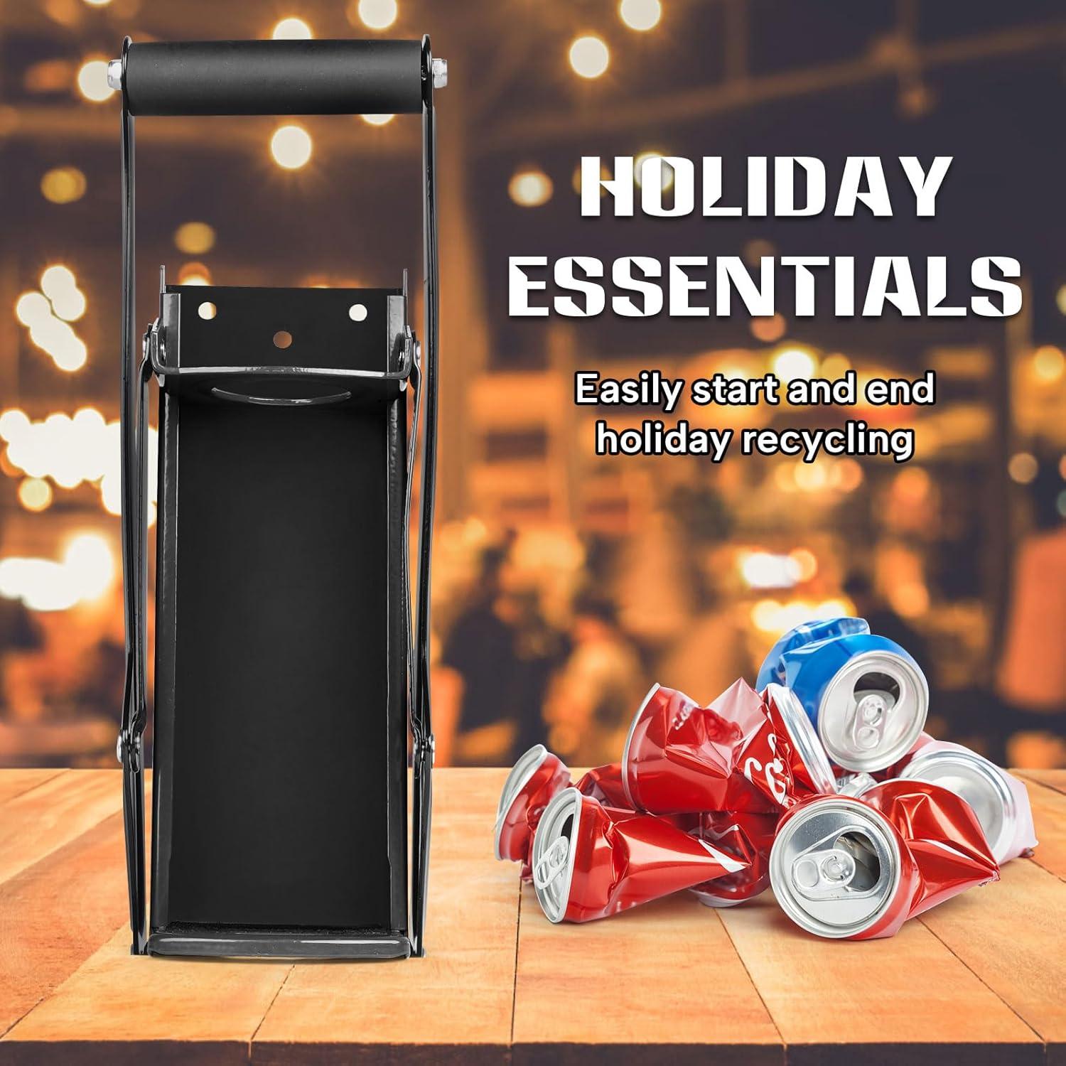 Trituradora de Latas GYE A1 Montada en Pared 0,47L Negra