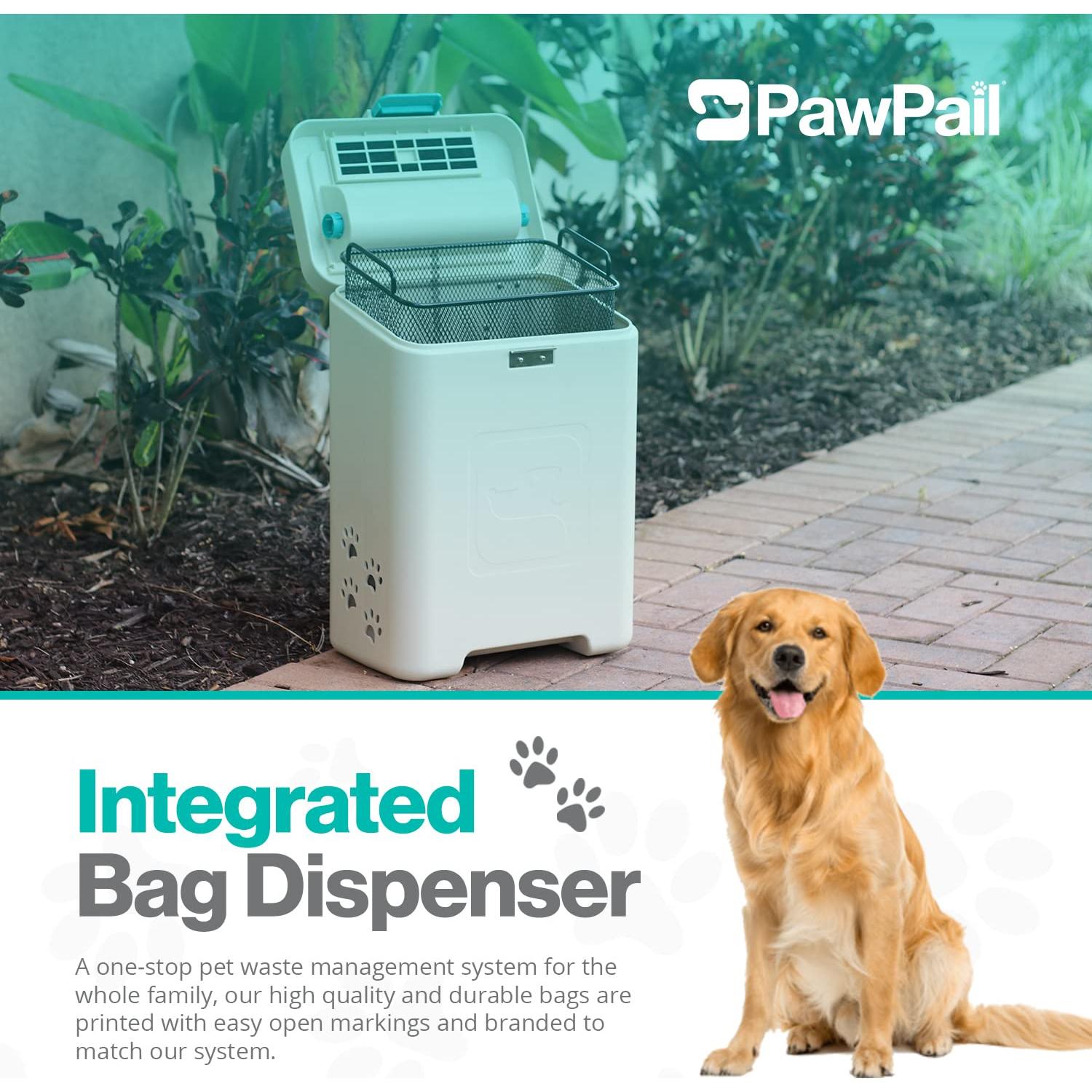 Estación de Desechos PawPail, Cubo para Perros Resistente UV