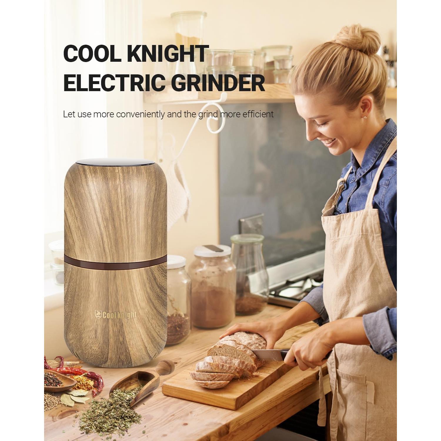 Moledor Eléctrico COOL KNIGHT VES83 para Especias 120g