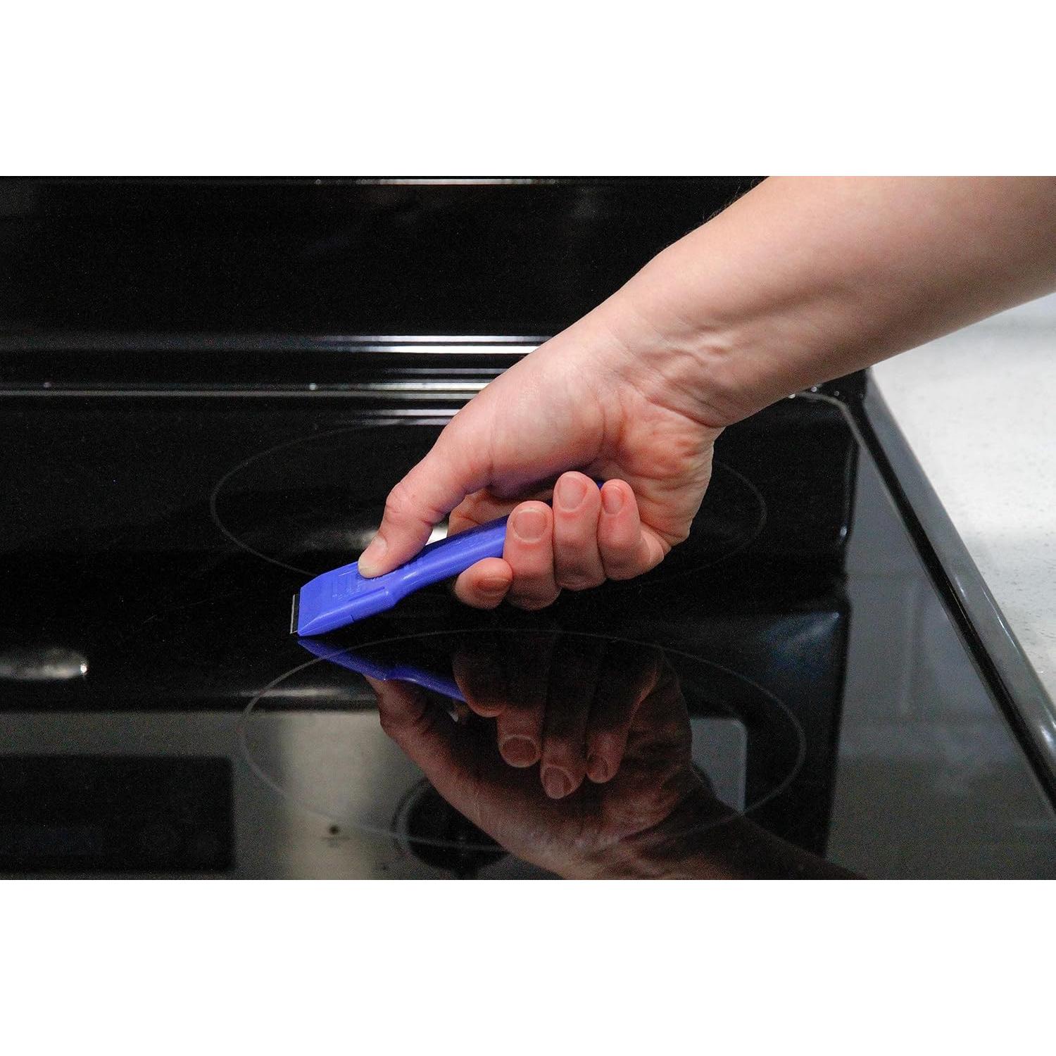 Kit Limpiador Cerama Bryte 1 Raspador y 1 Paño 2 Piezas