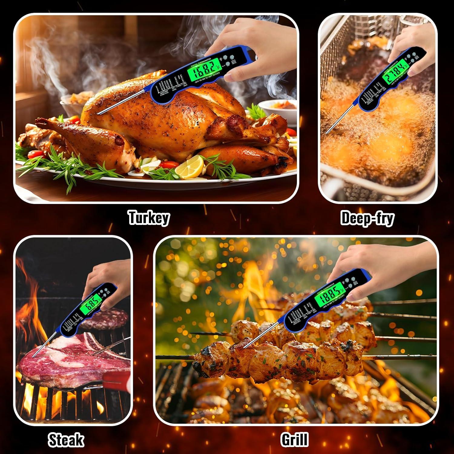 Termómetro Digital de Carne PAWPRO IP67, Lectura Instantánea