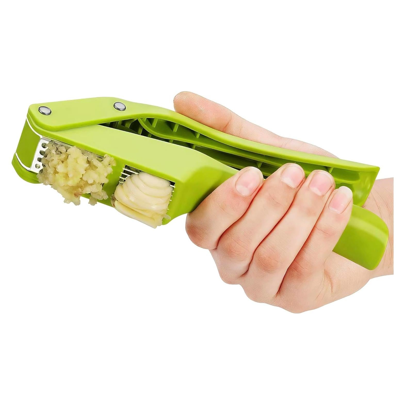 Prensa de Ajo Reluen Acero Inoxidable 19.3x6.5cm Ergonómica