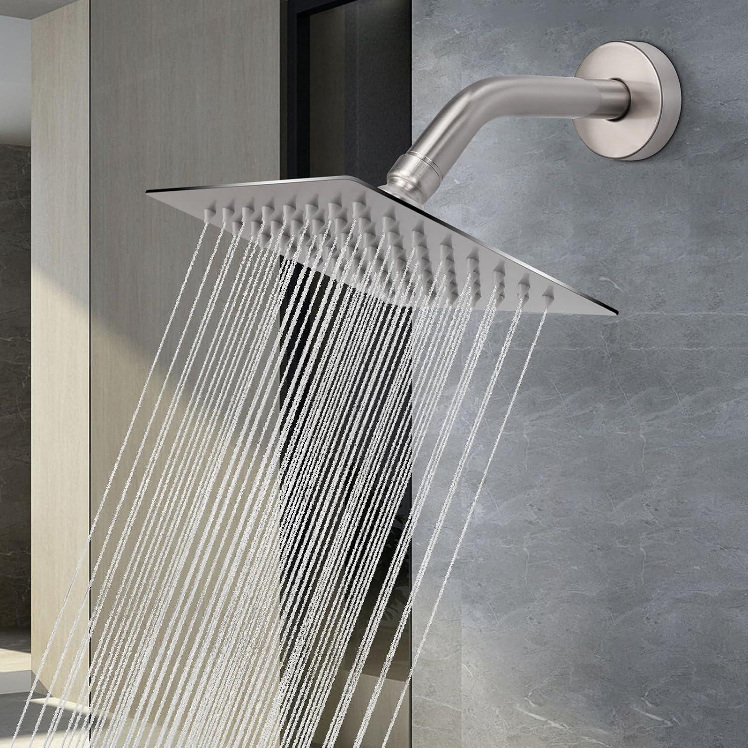 Cabezal de Ducha de Lluvia NearMoon 15.24 cm Acero Inoxidable