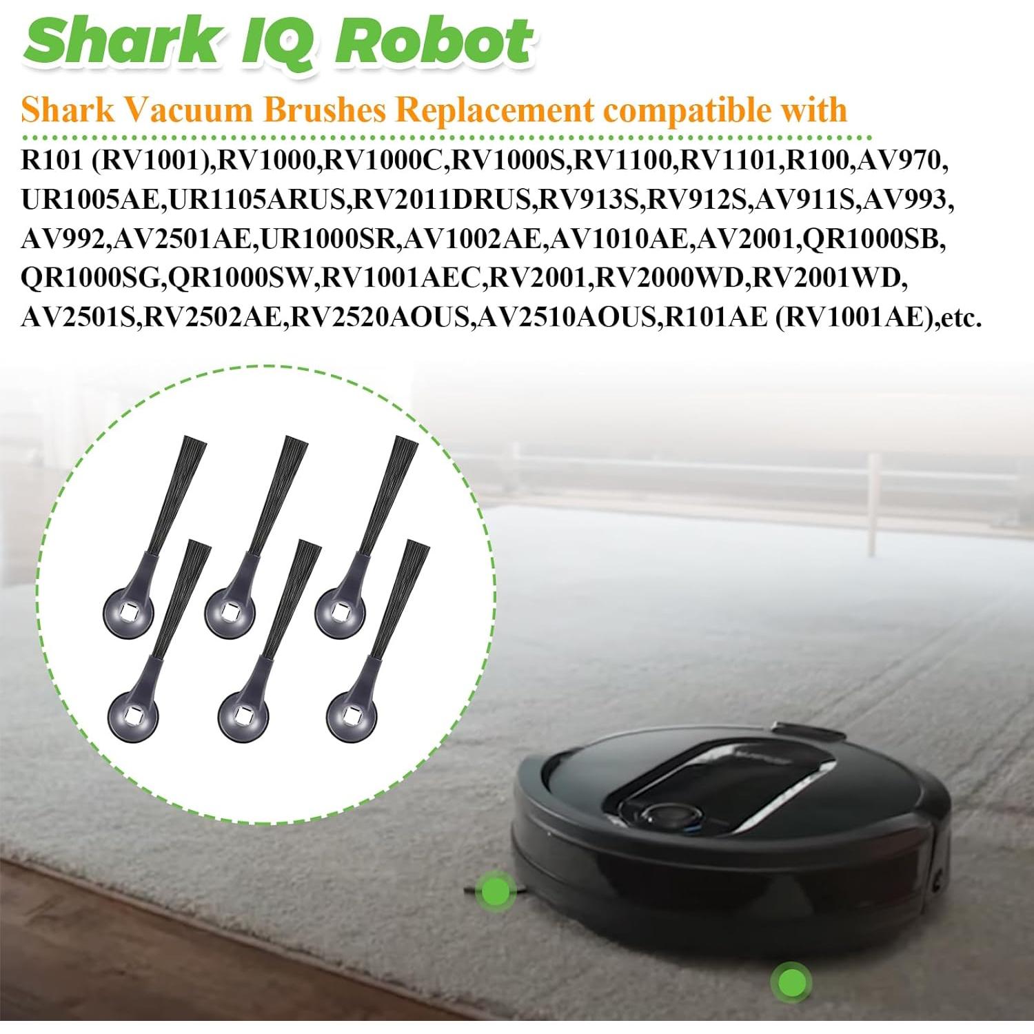 Cepillos Laterales Techecook 102KY1000 para Shark - Paquete de 6