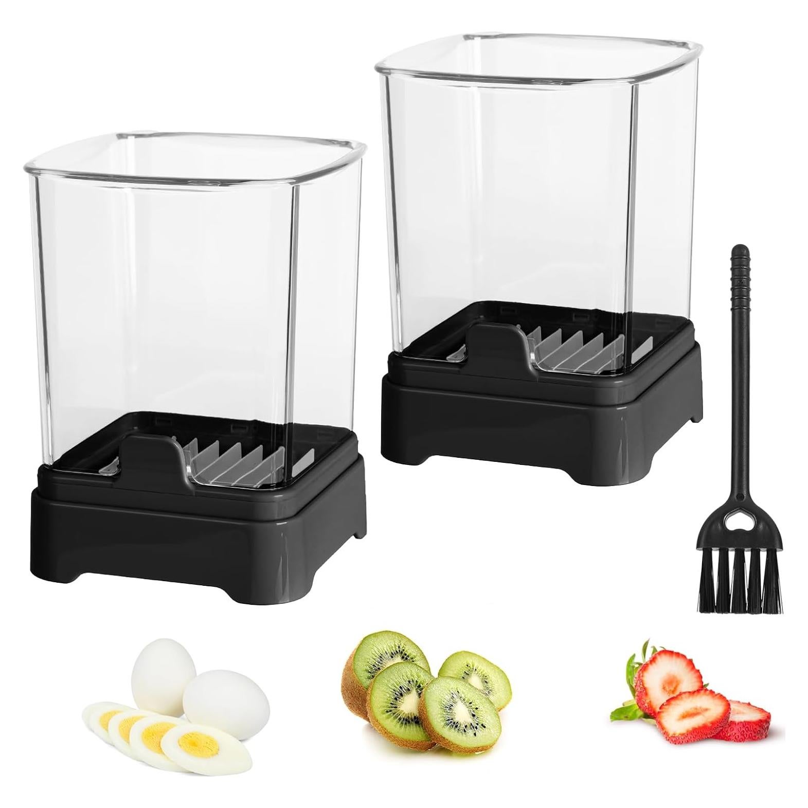 Cortador de Frutas GENGCANG 2 Pack - Acero Inoxidable, Manual