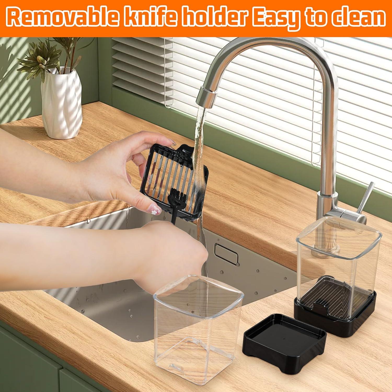 Cortador de Frutas GENGCANG 2 Pack - Acero Inoxidable, Manual