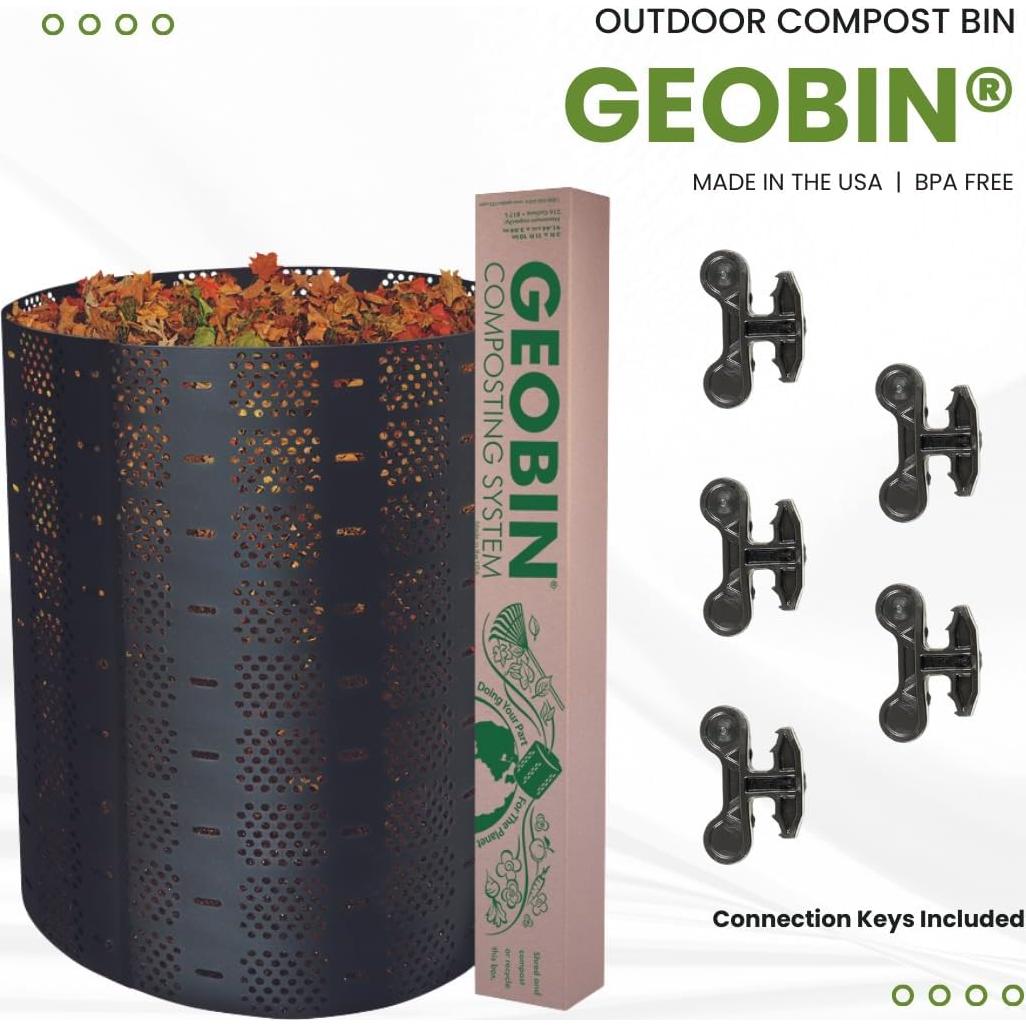 Contenedor de Compostaje GEOBIN 216 L Expandible para Jardín