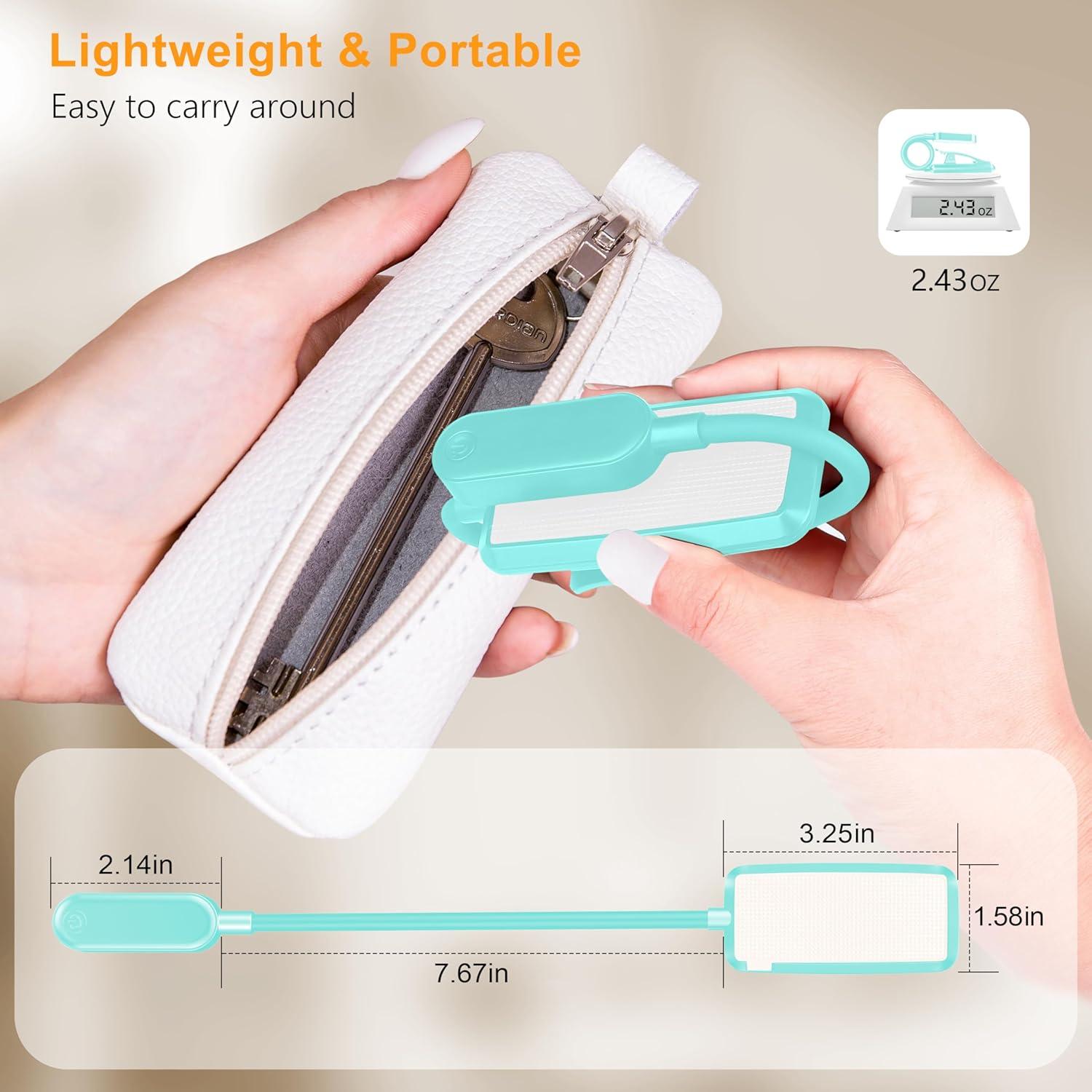 Luz de Libro Gritin Recargable LED 3 Temperaturas Azul