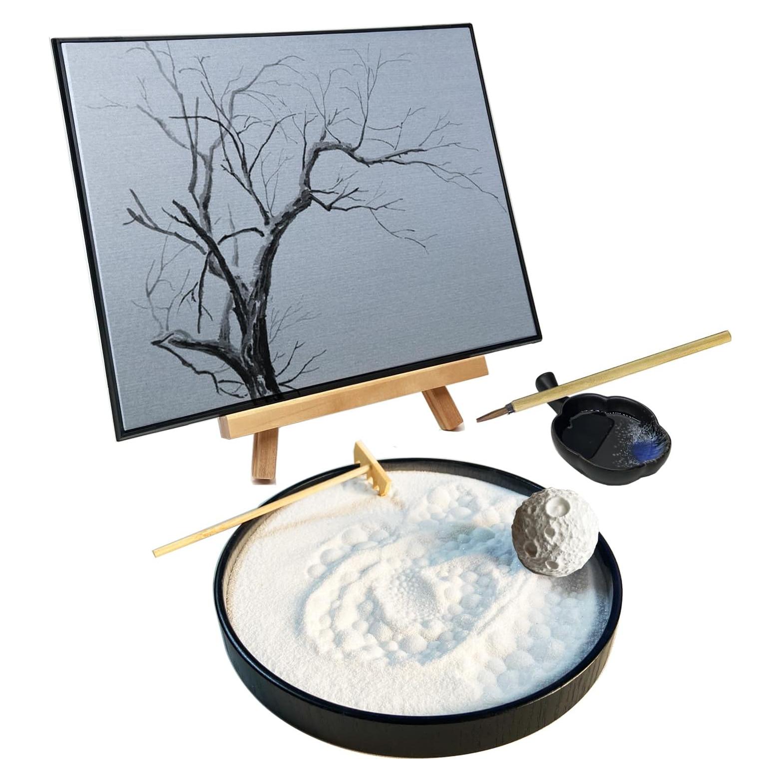 Tablero de Dibujo de Agua Zen AOVOA con Jardín y Esfera